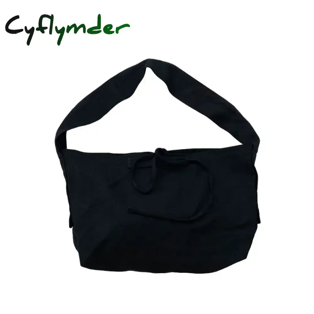 Cyflymder Women Leisure Bandage Crossbody Bag Canvas Shoulder Bags Female Multi-Purpose Messenger