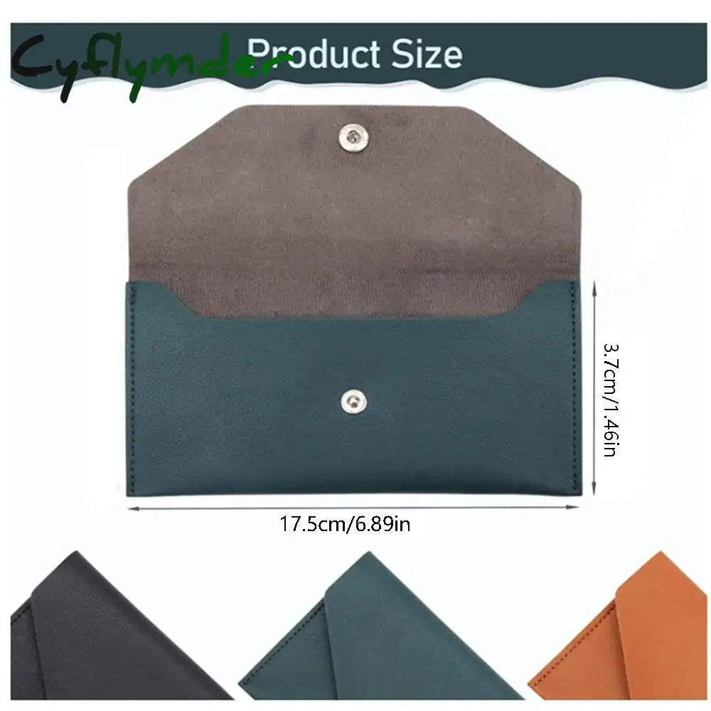 Cyflymder Women Long Envelope Wallets Leather Money Clutch Bag Multifunctional Female Purse Holiday Purses for Women