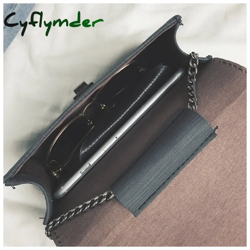 Cyflymder Women Shoulder Bag Luxury Handbags Bags Designer Version Wild Girls Small Square