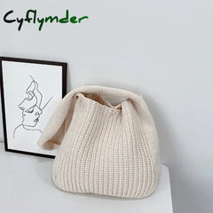 Cyflymder Women Shoulder Bags Large Capacity Crochet Hobo Bag Fashion New Knitting Handbags Female Shopping Bag Hollow