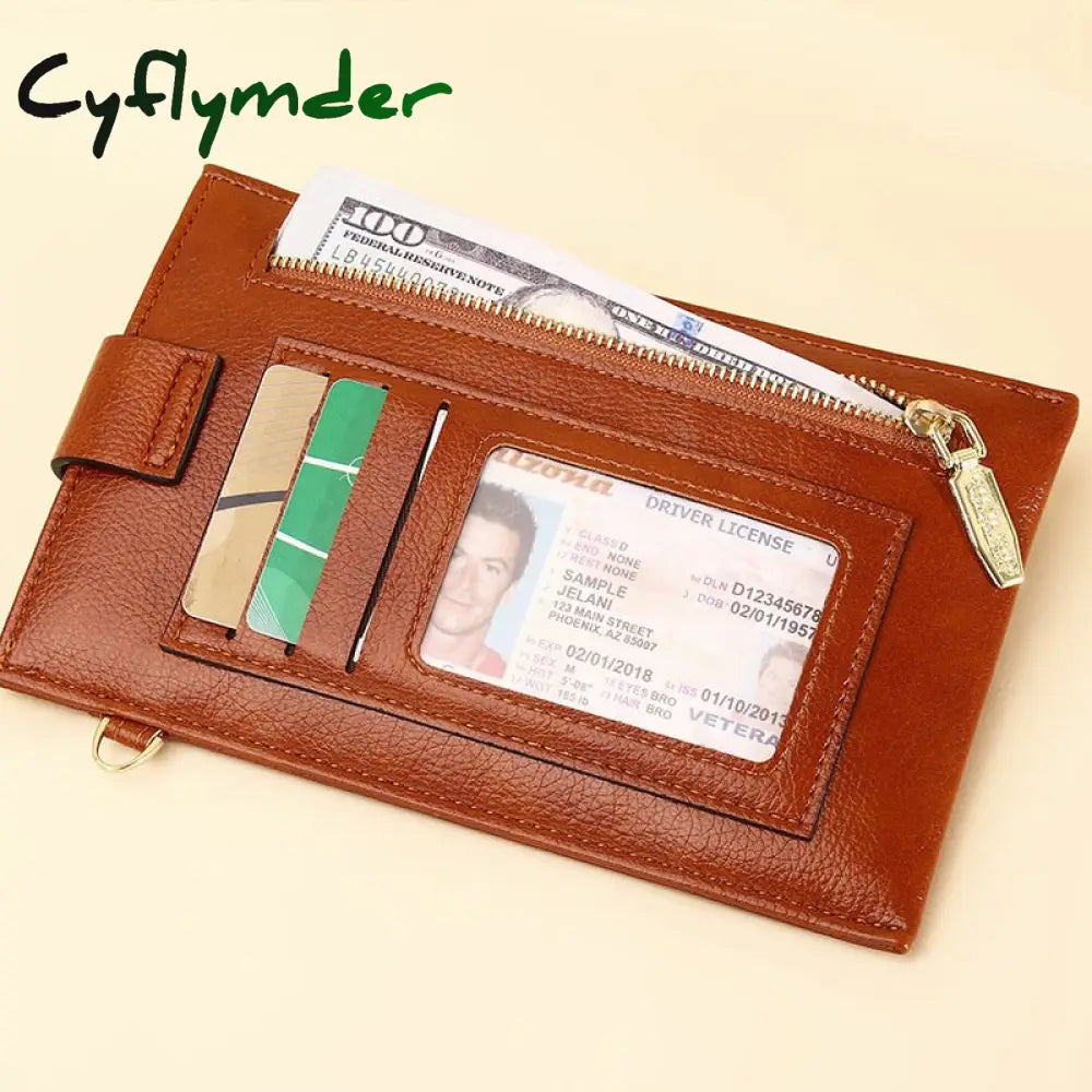 Cyflymder Women Shoulder Wallets Famous Brand Phone Bags Card Holders Banknote Purse Clutch