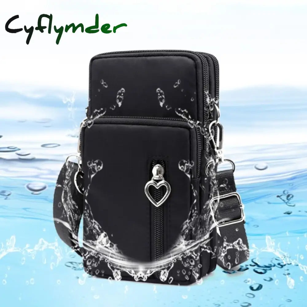 Cyflymder Women Shoulders Bag Shoulder Strap Messenger Chest Wallet Multifunction Mobile Phone Coin