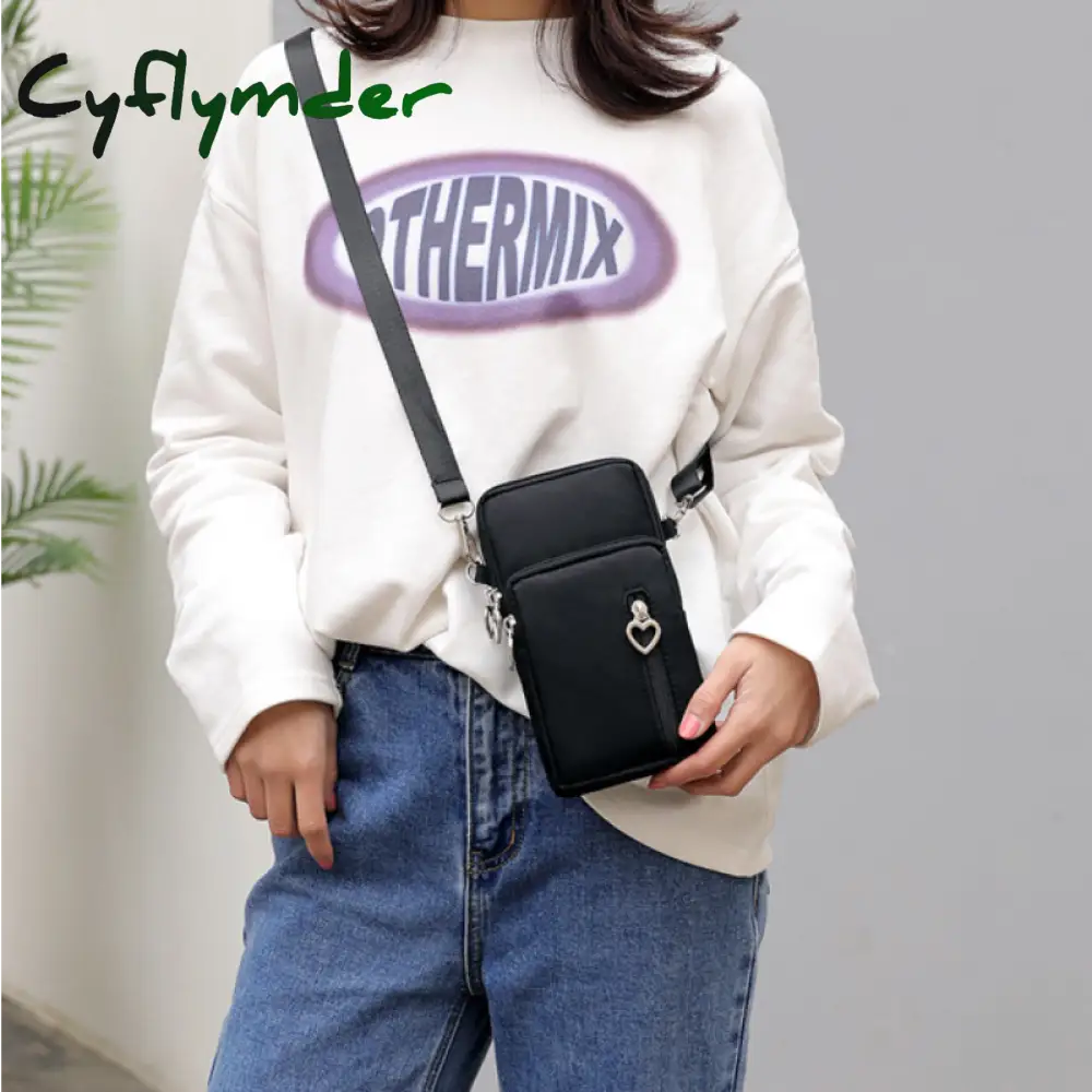 Cyflymder Women Shoulders Bag Shoulder Strap Messenger Chest Wallet Multifunction Mobile Phone Coin