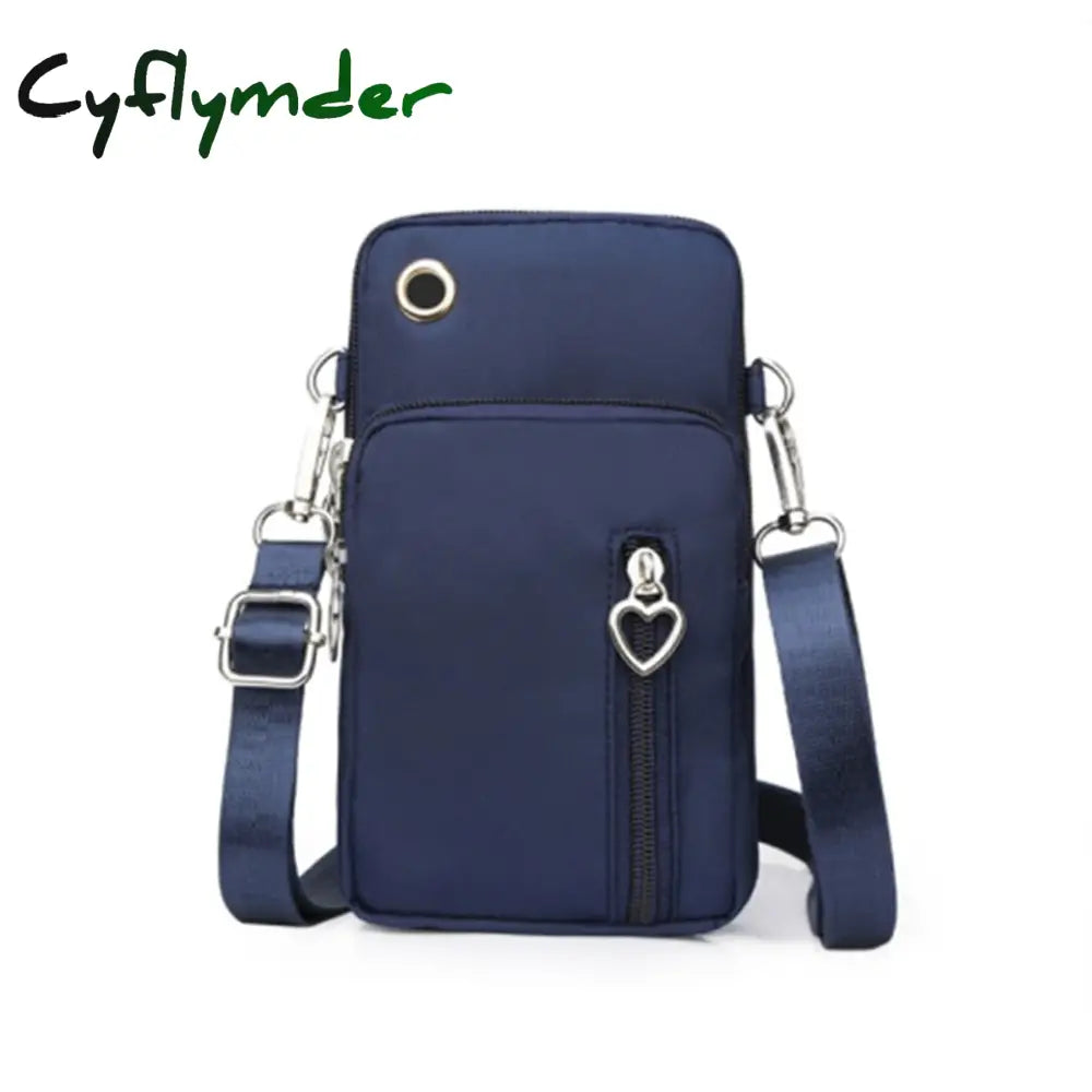 Cyflymder Women Shoulders Bag Shoulder Strap Messenger Chest Wallet Multifunction Mobile Phone Coin