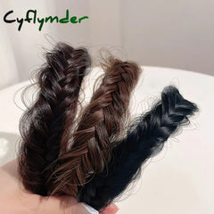 Cyflymder Women Synthetic Wig Twist Braided Hair Bands Fashion Braids Accessories Bohemian Nature