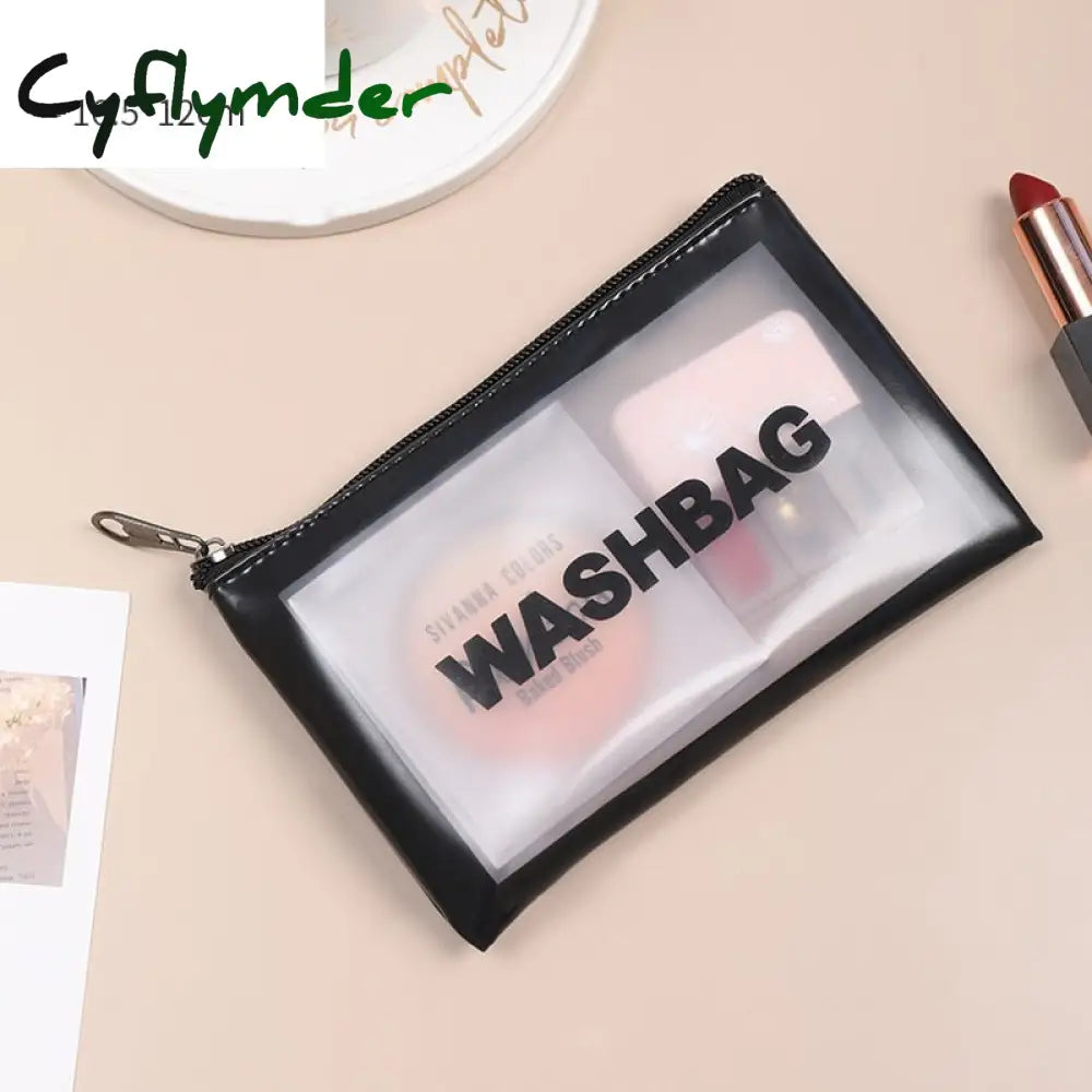 Cyflymder Women Travel Pink White Make Up Bags Girl Cosmetic Bag Makeup Beauty Wash Organizer