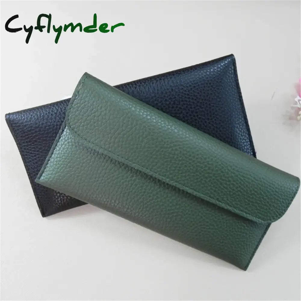 Cyflymder Women Wallet Ladies Long Purse Trend Slim Pu Leather Multi-Card Pocket Credit Card Holder