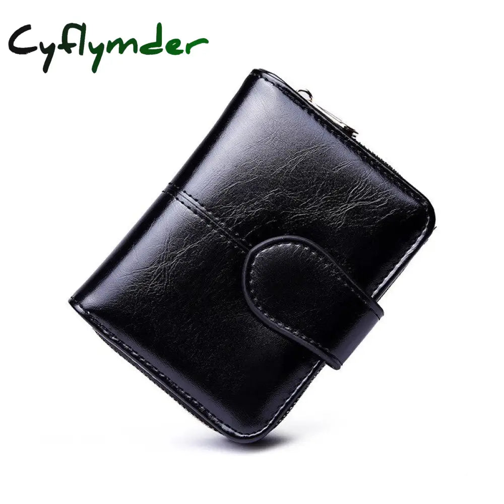 Cyflymder Women Wallets Small Luxury Brand Leather Purse Ladies Card Bag For Clutch Female Money