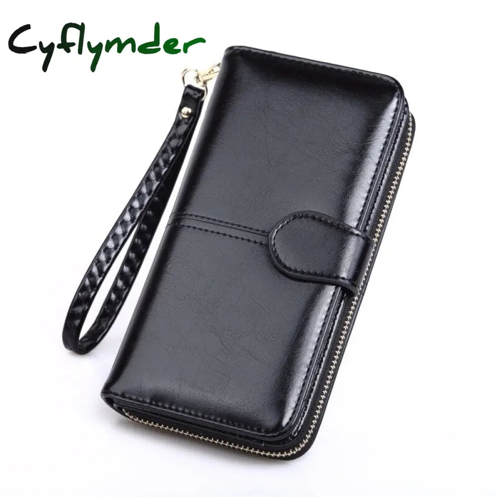 Cyflymder Women Wallets Small Luxury Brand Leather Purse Ladies Card Bag For Clutch Female Money