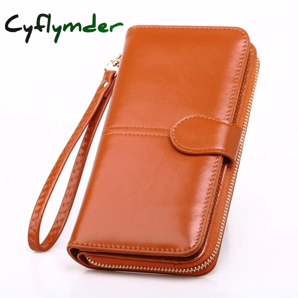 Cyflymder Women Wallets Small Luxury Brand Leather Purse Ladies Card Bag For Clutch Female Money