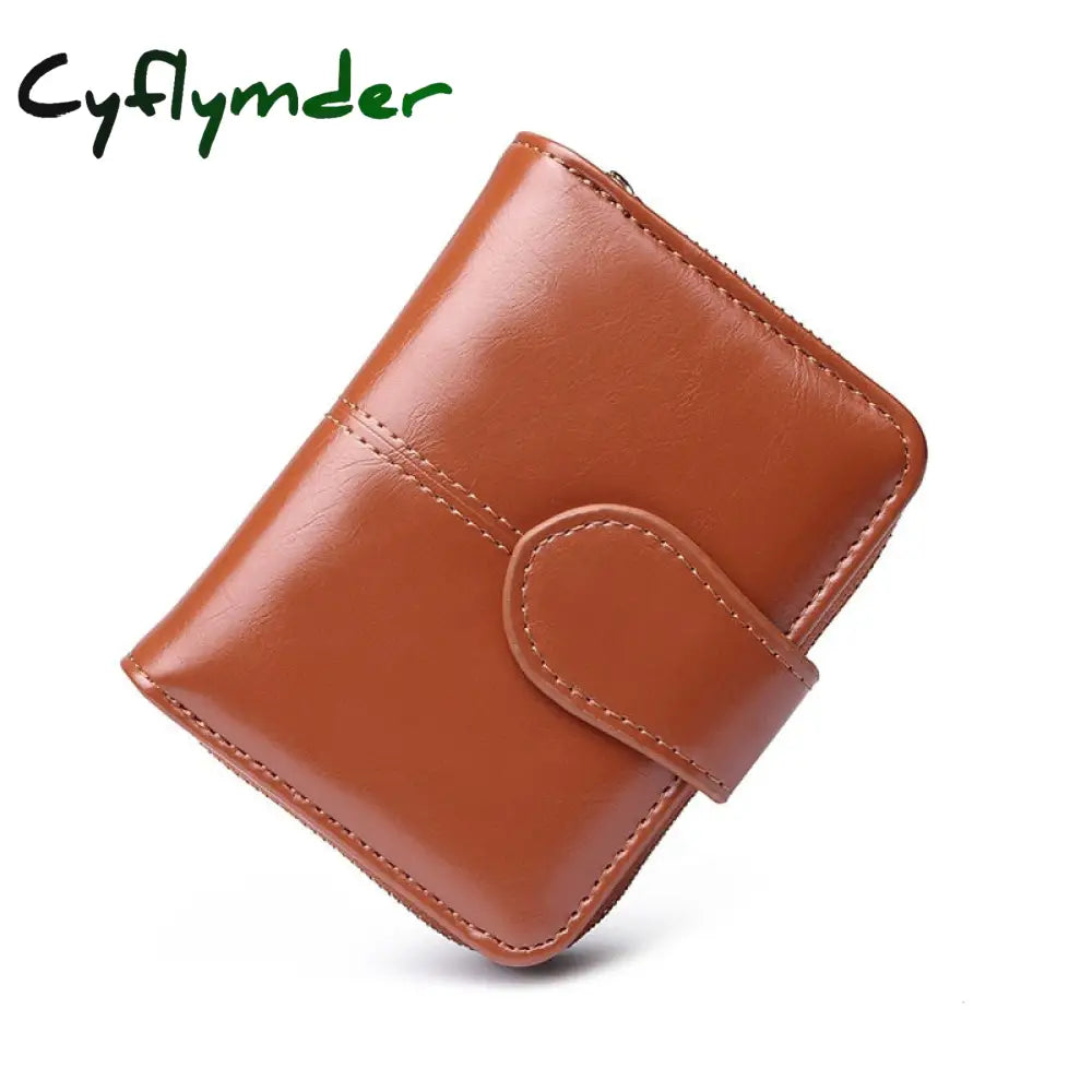 Cyflymder Women Wallets Small Luxury Brand Leather Purse Ladies Card Bag For Clutch Female Money