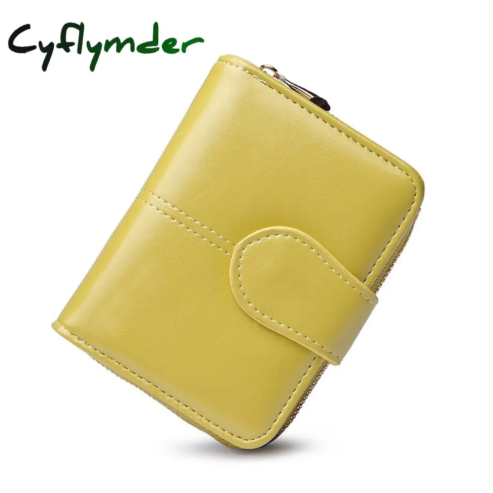 Cyflymder Women Wallets Small Luxury Brand Leather Purse Ladies Card Bag For Clutch Female Money