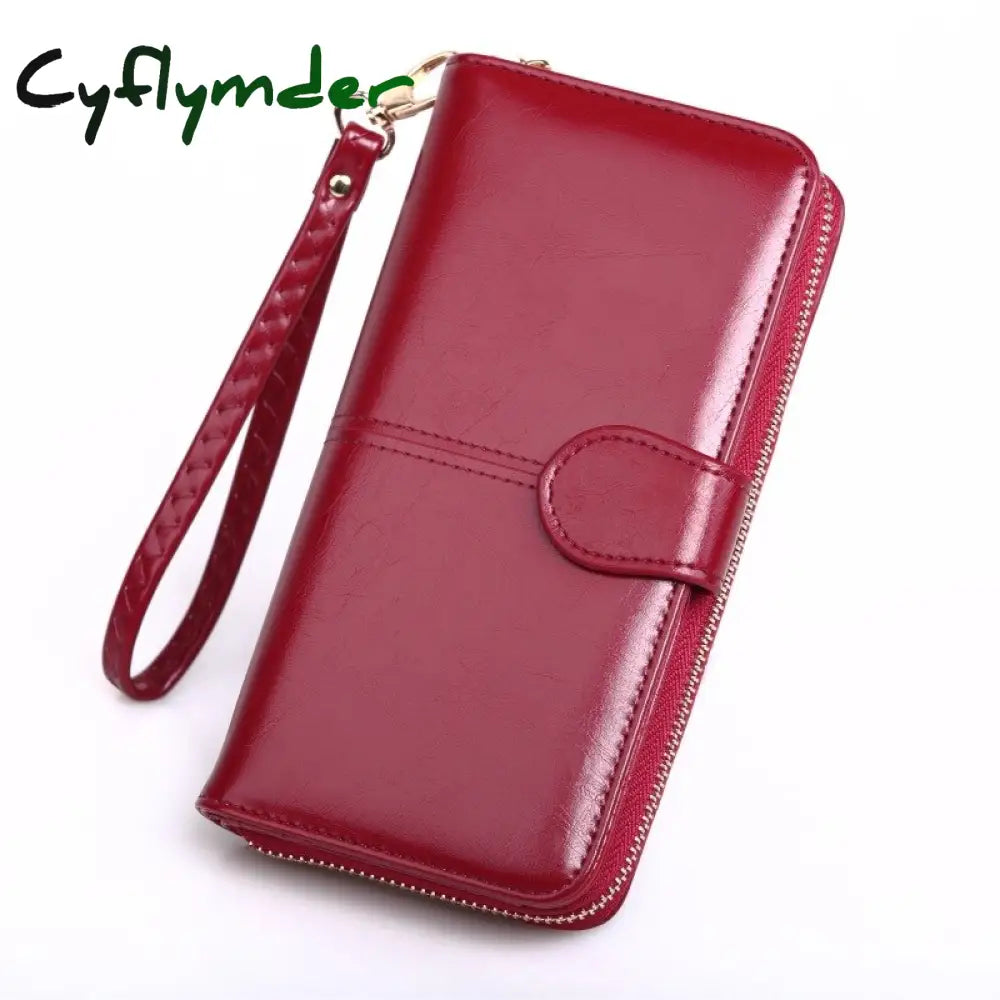 Cyflymder Women Wallets Small Luxury Brand Leather Purse Ladies Card Bag For Clutch Female Money