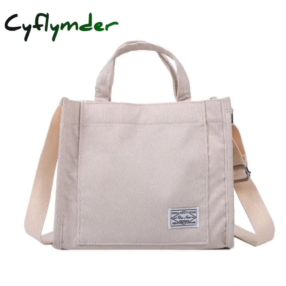 Cyflymder Women’s Bag Canvas Shoulder Crossbody Bags For Women Korean Female Handbags Tote With