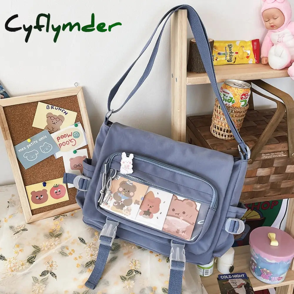 Cyflymder Women’s Bag Messenger Korean Style Female Backpack College Large Capacity Versatile