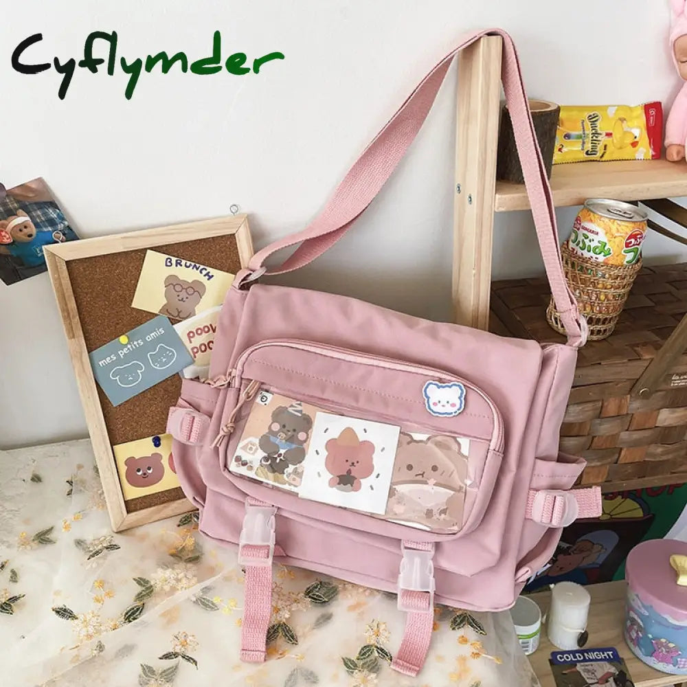 Cyflymder Women’s Bag Messenger Korean Style Female Backpack College Large Capacity Versatile