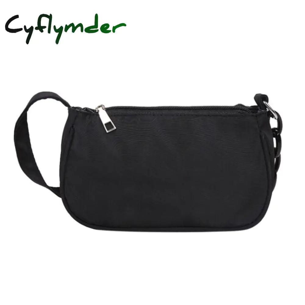 Cyflymder Women’s Bag Soft Pu Leather Women Shoulder Underarm Retro Solid Color Ladies Handbags