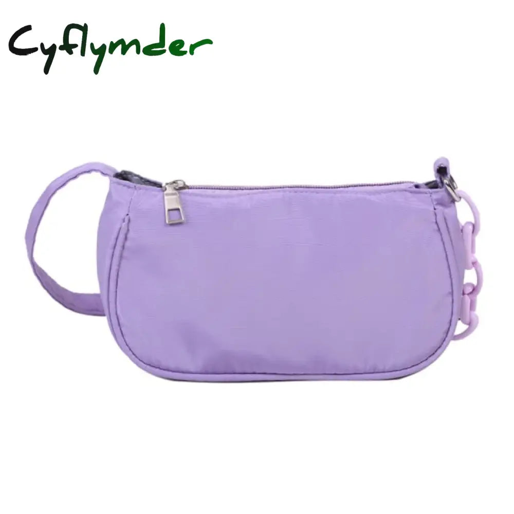 Cyflymder Women’s Bag Soft Pu Leather Women Shoulder Underarm Retro Solid Color Ladies Handbags