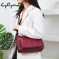 Cyflymder Women’s Bag Trend Korean Handbags Designer Luxury Brand Ladies Shoulder Bags Soft