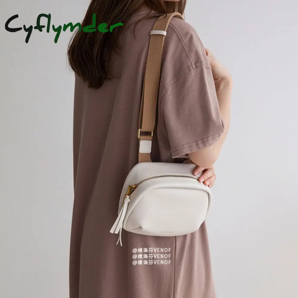 Cyflymder Women’s Bags Mini Leather Shoulder Bag Simple Fashion Crossboday Cloth Straps Small