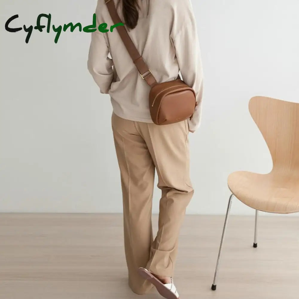 Cyflymder Women’s Bags Mini Leather Shoulder Bag Simple Fashion Crossboday Cloth Straps Small