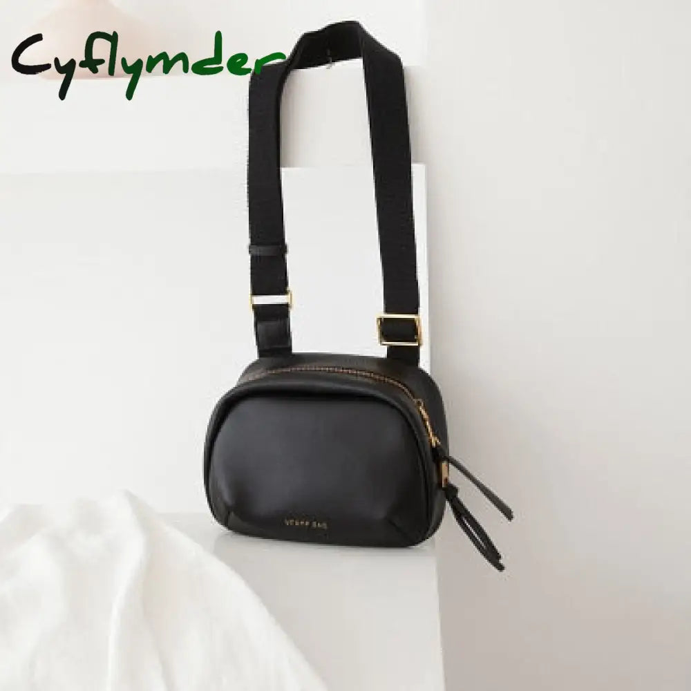 Cyflymder Women’s Bags Mini Leather Shoulder Bag Simple Fashion Crossboday Cloth Straps Small