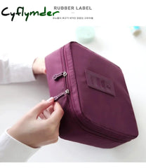 Cyflymder Womens Cosmetic Toiletry Bags Travel Makeup Bag Girl’s Cute Printing Organizer Make Up