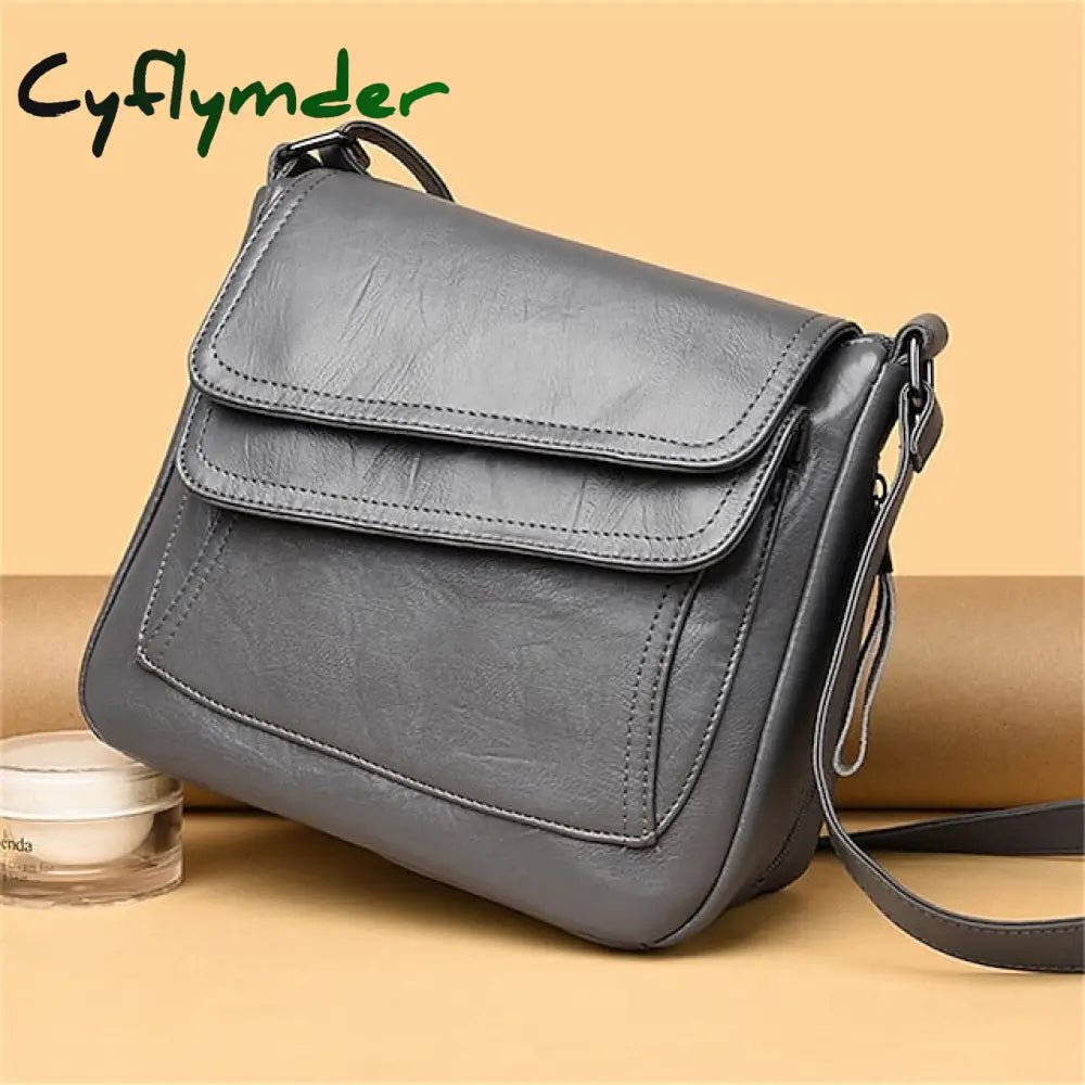 Cyflymder Women’s Crossbody Bag Shoulder Messenger Pu Leather Outdoor Daily Holiday Zipper Large