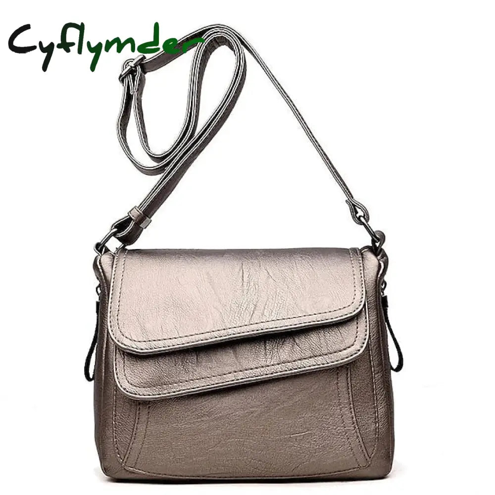 Cyflymder Women’s Crossbody Bag Shoulder Messenger Pu Leather Outdoor Daily Holiday Zipper Large