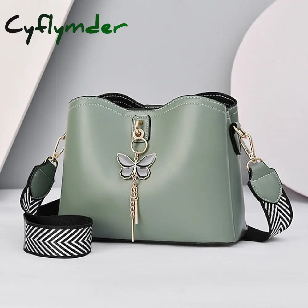 Cyflymder Women’s Crossbody Bag Shoulder Pu Leather Office Daily Holiday Pendant Zipper