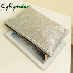 Cyflymder Women’s Evening Clutch Bag Glitter Sequin Handbag Luxury Sparkling Wedding Christmas