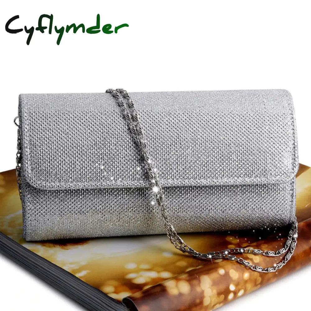 Cyflymder Women’s Evening Shoulder Bag Bridal Clutch Party Prom Wedding Envelope Handbag