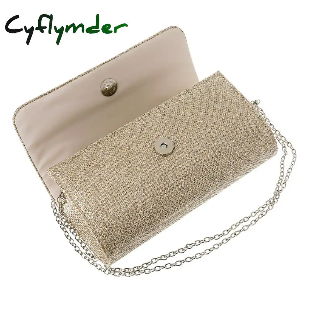 Cyflymder Women’s Evening Shoulder Bag Bridal Clutch Party Prom Wedding Envelope Handbag