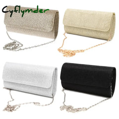 Cyflymder Women’s Evening Shoulder Bag Bridal Clutch Party Prom Wedding Envelope Handbag