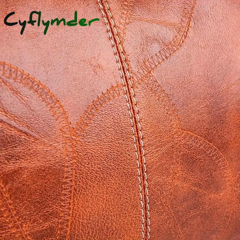 Cyflymder Women’s Handbag Crossbody Bag Pu Leather Office Shopping Daily Zipper Adjustable Large