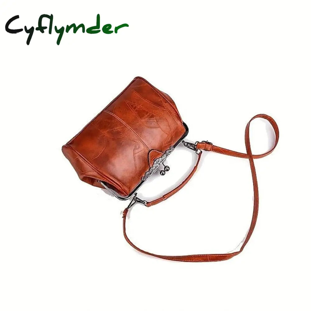 Cyflymder Women’s Handbag Crossbody Bag Pu Leather Office Shopping Daily Zipper Adjustable Large