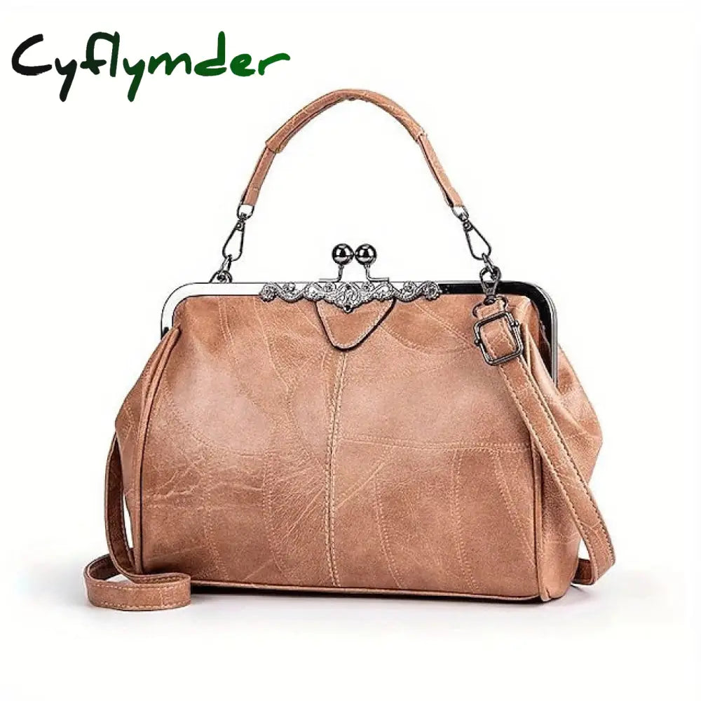 Cyflymder Women’s Handbag Crossbody Bag Pu Leather Office Shopping Daily Zipper Adjustable Large