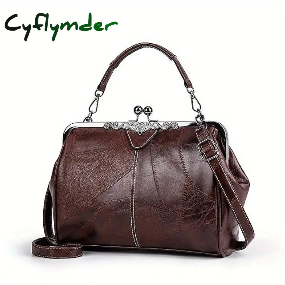 Cyflymder Women’s Handbag Crossbody Bag Pu Leather Office Shopping Daily Zipper Adjustable Large