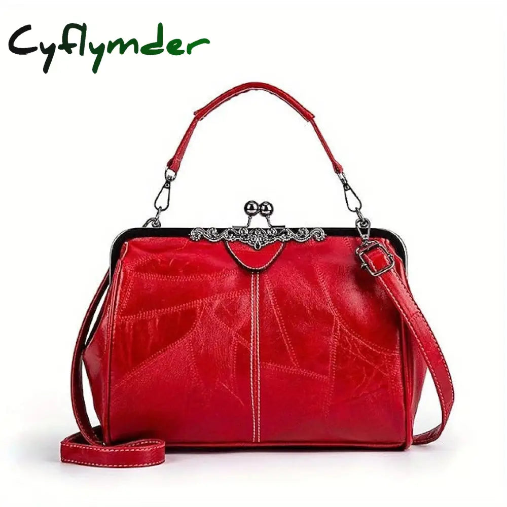 Cyflymder Women’s Handbag Crossbody Bag Pu Leather Office Shopping Daily Zipper Adjustable Large