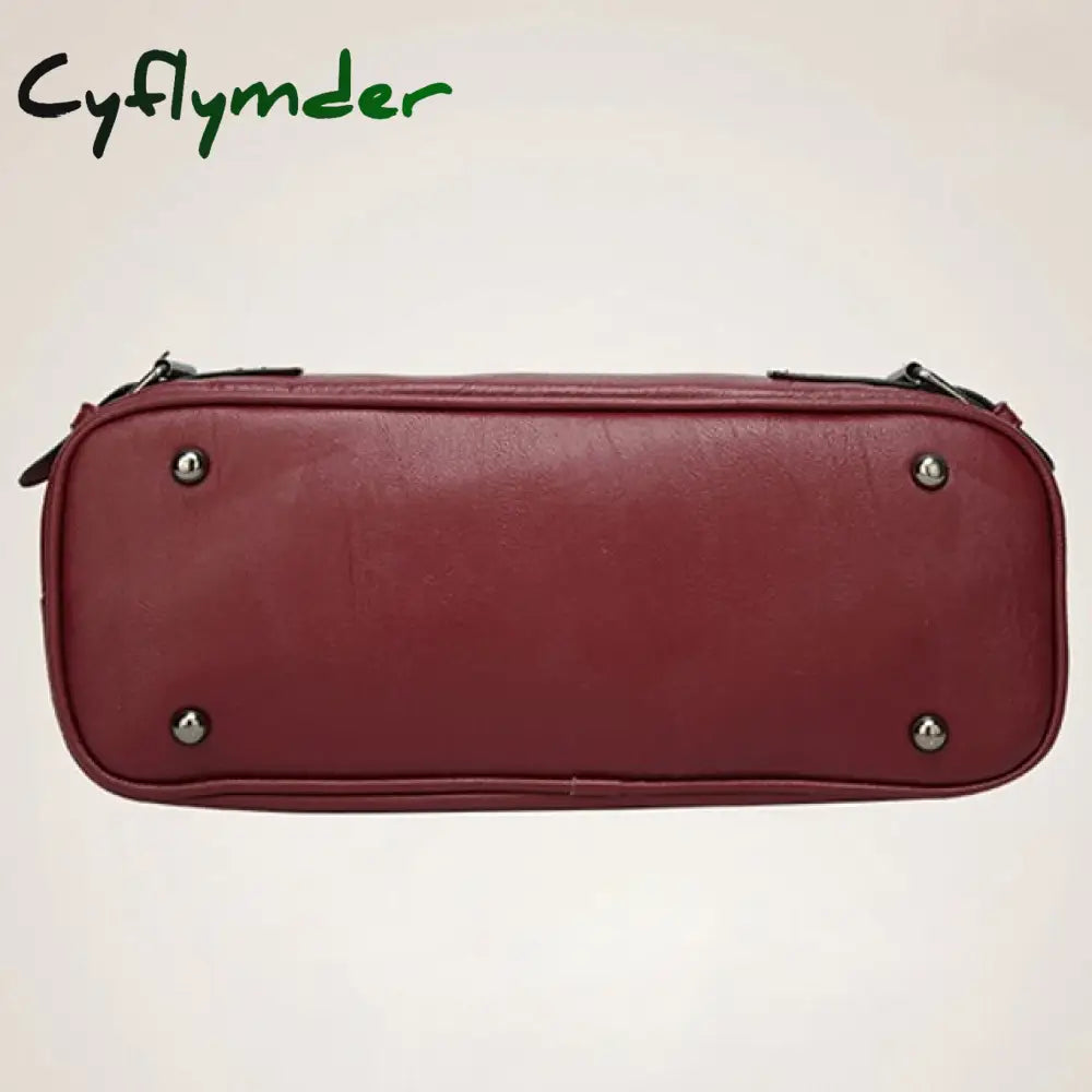 Cyflymder Women’s Handbag Satchel Top Handle Bag Pu Leather Office Daily Going Out Zipper