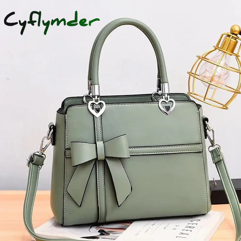 Cyflymder Women’s Handbag Shoulder Bag Pu Leather Office Daily Large Capacity Waterproof