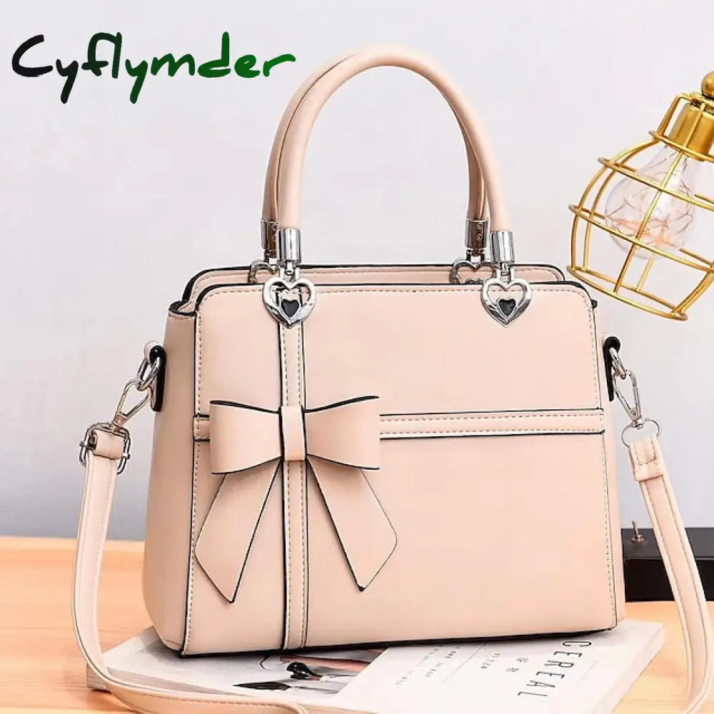 Cyflymder Women’s Handbag Shoulder Bag Pu Leather Office Daily Large Capacity Waterproof