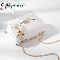 Cyflymder Women’s Ins Style One-Shoulder Messenger Bag Fragrance Chain Handbag