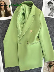Cyflymder Women’s Jacket Chic Elegant Casual Sports Suit Korean Fashion Luxury For Women Blazers