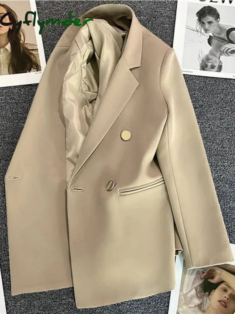 Cyflymder Women’s Jacket Chic Elegant Casual Sports Suit Korean Fashion Luxury For Women Blazers