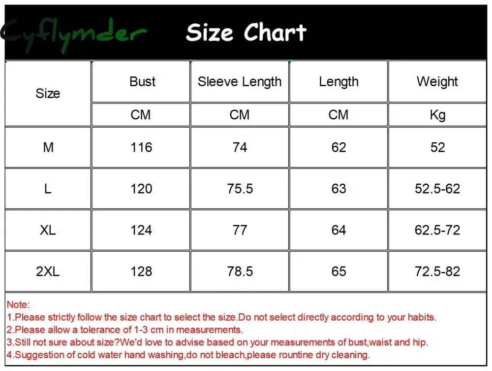 Cyflymder Women’s Jacket New Korean Version Stand Collar Short Cotton-padded Jacket Thickening Warm Parkas Winter