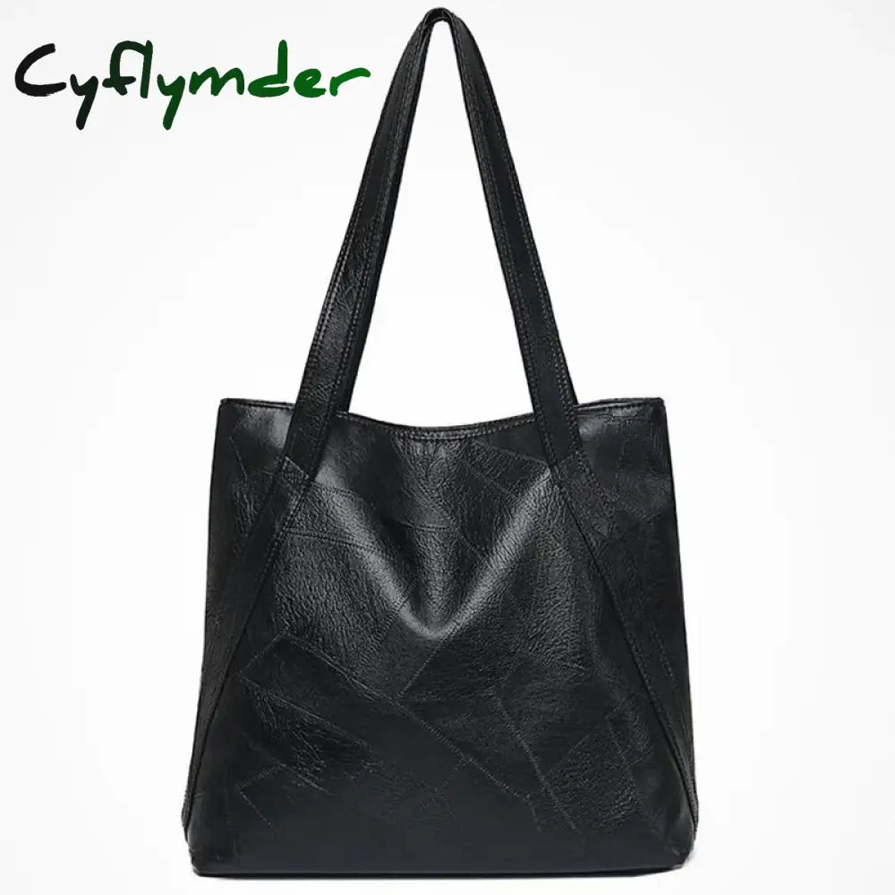 Cyflymder Women’s Luxury Handbag New Fashion Shoulder Bag Large Capacity Retro Soft Pu Leather