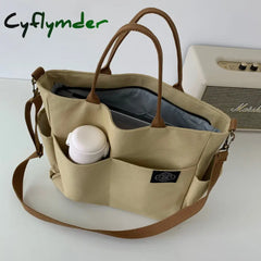 Cyflymder Women’s Retro Large Size Bags Cotton Canvas Shoulder Bag Fashion Crossbody Handbag