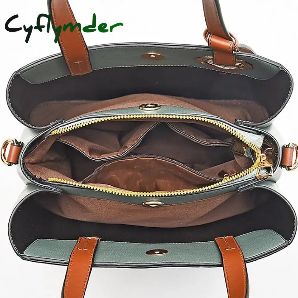 Cyflymder Women’s Satchel Crossbody Bag Pu Leather Daily Zipper