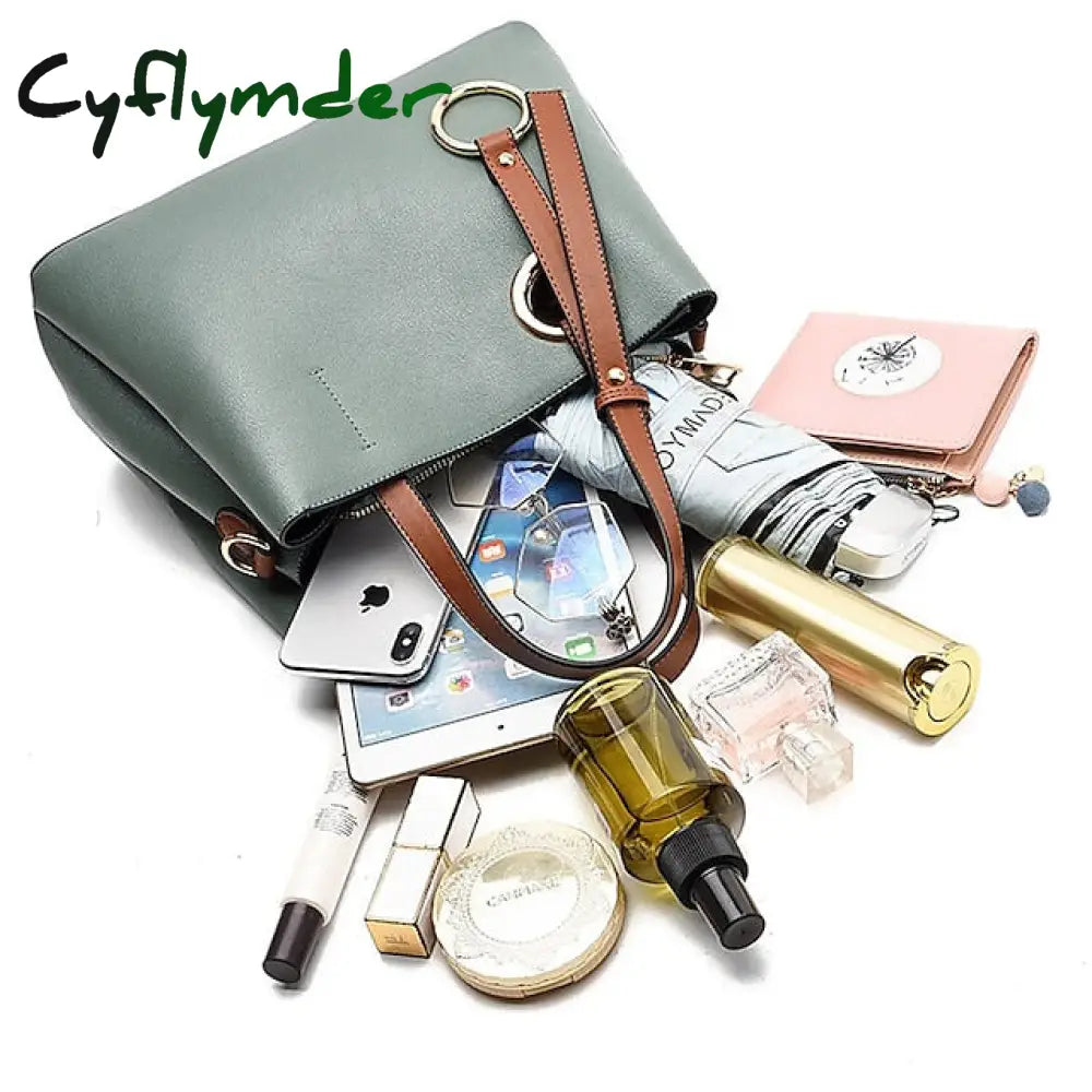 Cyflymder Women’s Satchel Crossbody Bag Pu Leather Daily Zipper